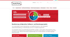 Desktop Screenshot of akra.de