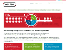 Tablet Screenshot of akra.de